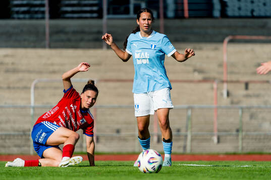 Vittsjös Julia Tunturi och Malmö FFs Mayar Khatawi