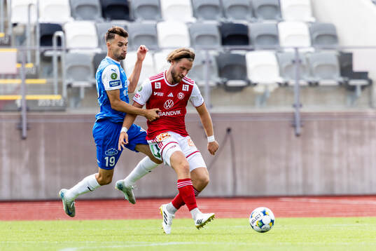 Oddevolds Rasmus Wiedesheim-Paul och Sandvikens IFs Kasper