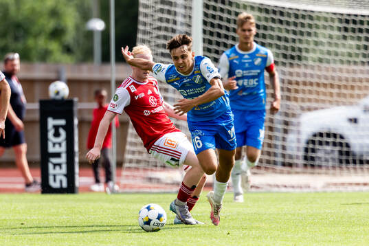 Oddevolds Emir Derviskadic och Sandvikens IFs Pontus