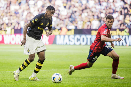 AIKs Abdihakin Ali och Östers Ivan Kricak