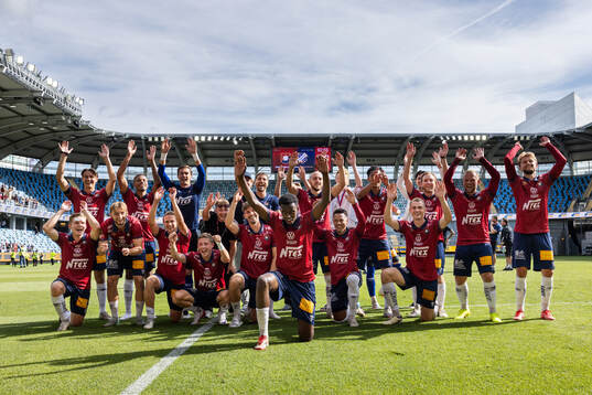 Örgrytes spelarna jublar