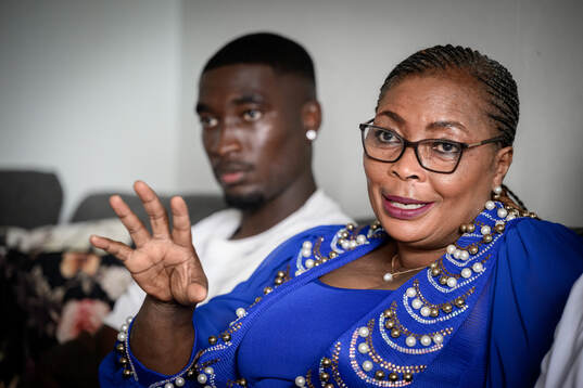 Margaret Fynn, mamma till fotbollsspelaren Emmanuel Tannor