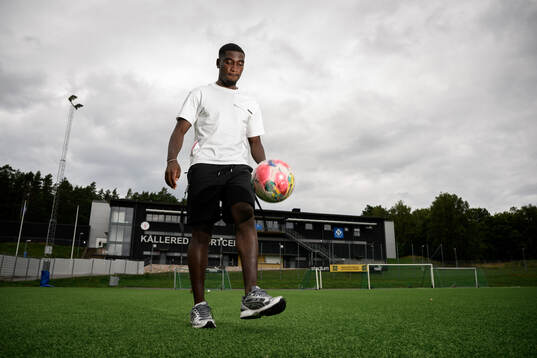 Fotbollsspelaren Emmanuel Tannor