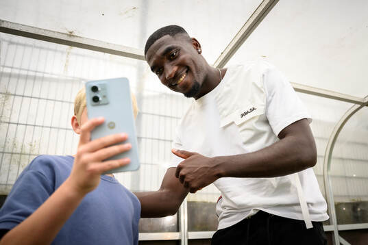 Fotbollsspelaren Emmanuel Tannor