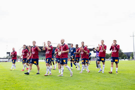 Örgrytes spelare jublar