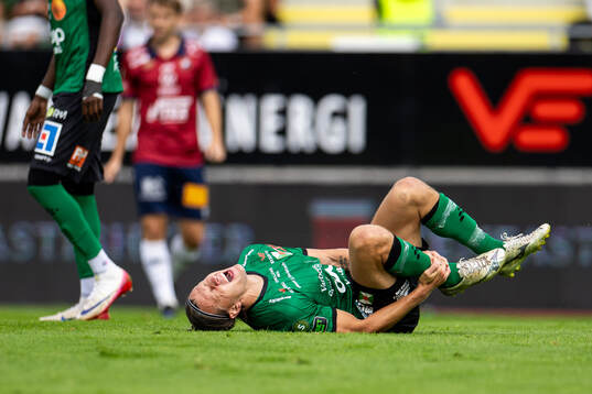 Varbergs Jesper Jonasson Westermark har ont