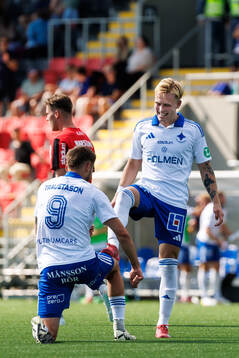 FK Norrköpings Isak Andri Sigurgeirsson och Arnor
