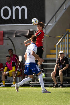 Brommapojkarnas Wilmer Odefalk och IFK Norrköpings Anton