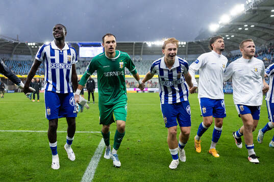 IFK Göteborgs Imam Jagne, målvakt Elis Bishesari, Ramon