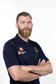 Mattias Ekholm of the Swedish men's national ice hockey