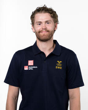 Marcus Högberg of the Swedish men's national ice hockey