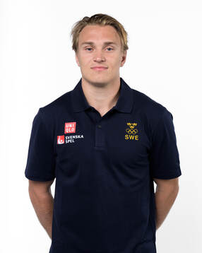 Pontus Holmberg of the Swedish men's national ice hockey