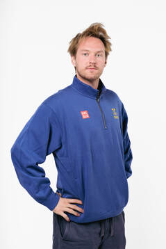 Rasmus Sandin of the Swedish men's national ice hockey team