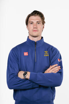 Elmer Söderblom of the Swedish men's national ice hockey