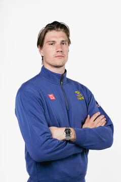 Elmer Söderblom of the Swedish men's national ice hockey