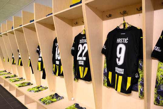 The shirt of Srdjan Hrstic of Häcken