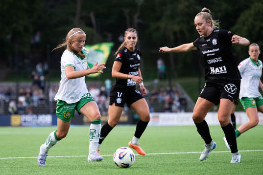 Hammarbys Fanny Peterson och Alingsås Karin Lundin