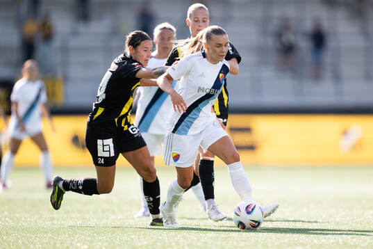 Häckens Tabby Tindell och Djurgårdens Ebba Hed