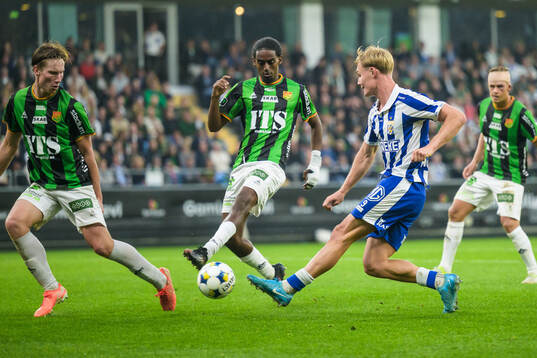 GAISs Harun Ibrahim och IFK Göteborgs Max Fenger