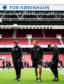 Goalkeeper Ricardo Friedrich, Colin Rösler and Gabriel