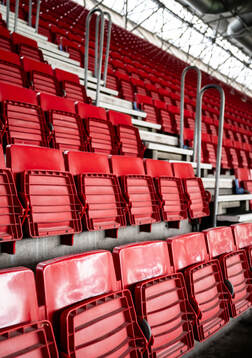 Interior view of Parken Stadium