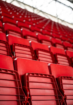Interior view of Parken Stadium