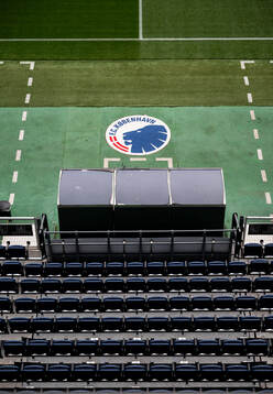 Interior view of Parken Stadium