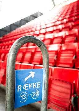 Interior view of Parken Stadium