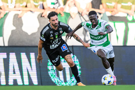 Örebros Simon Amin och Västerås Mamadou Ousmane Diagne