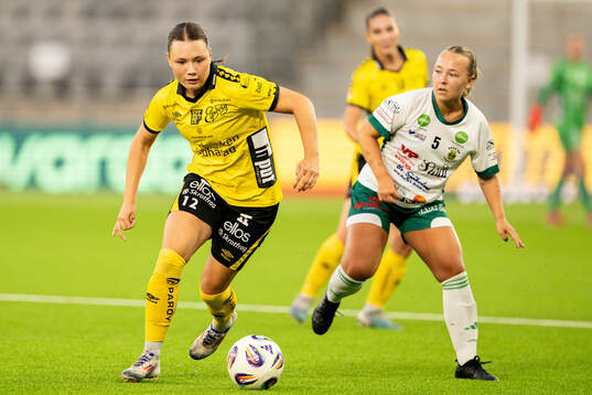 Elfsborgs Hedvig Petersson och Rådas Felicia Ljung