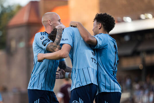 Djurgårdens Adam Ståhl, August Priske Flyger och Mikael