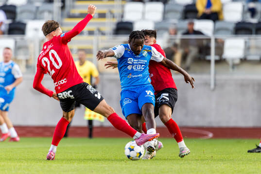 Trelleborgs Felix Hörberg och Oddevolds York Rafael