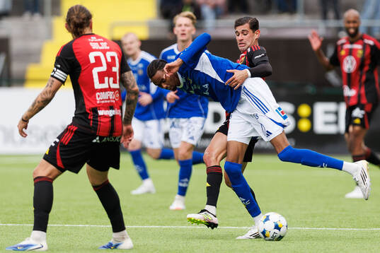GIF Sundsvalls Yacqub Finey och Östersunds Ahmed Bonnah