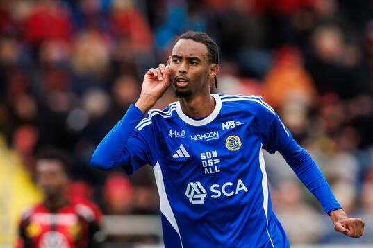 GIF Sundsvalls Yacqub Finey jublar