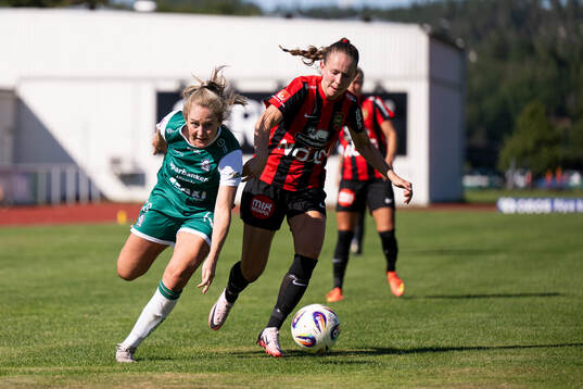 Alingsås Karin Lundin och Brommapojkarnas Ida Bengtsson