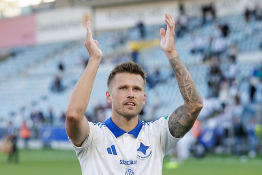 IFK Norrköpings Arnor Traustason jublar
