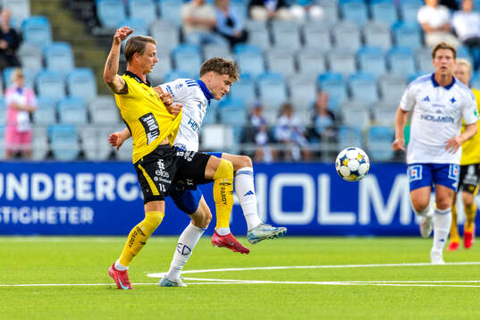 Elfsborgs Simon Hedlund och IFK Norrköpings Åke Andersson