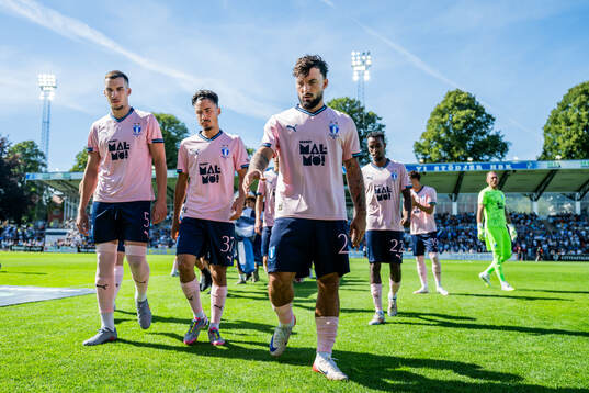 Malmö FFs Andrej Djuric, Adrian Skogmar och Sead