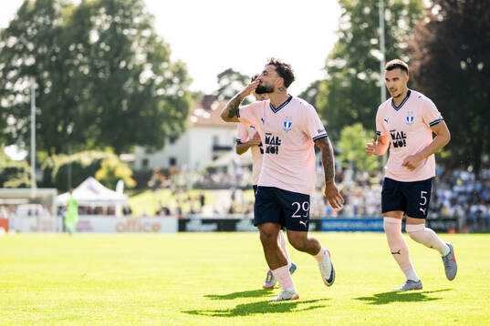 Malmö FFs Sead Haksabanovic jublar