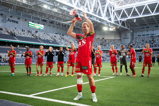 GAIS August Wängberg jublar