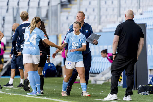 Malmö FFs Miljana Ivanovic byts ut och in kommer