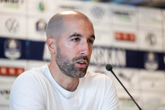 Östers tränare Martin Foyston