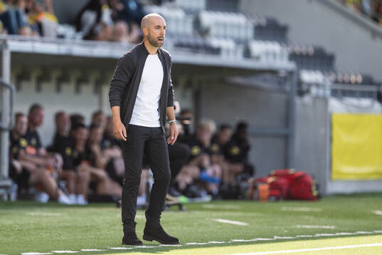 Östers tränare Martin Foyston