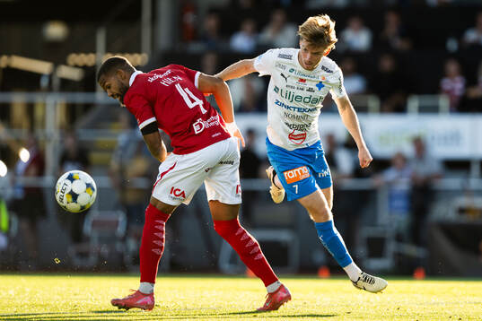 Degerfors Leon Hien och Värnamos Carl Johansson