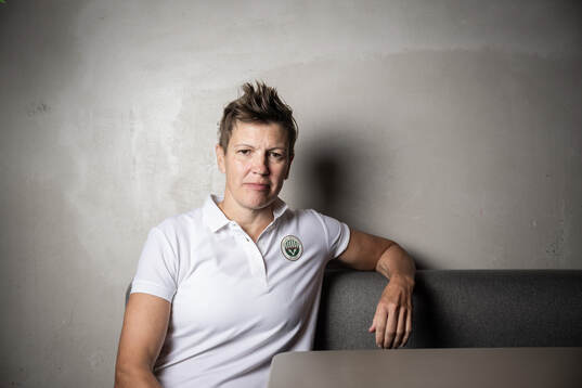 Frölundas tränare Erika Holst