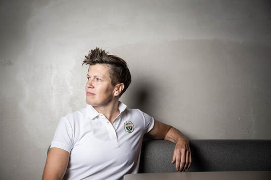 Frölundas tränare Erika Holst