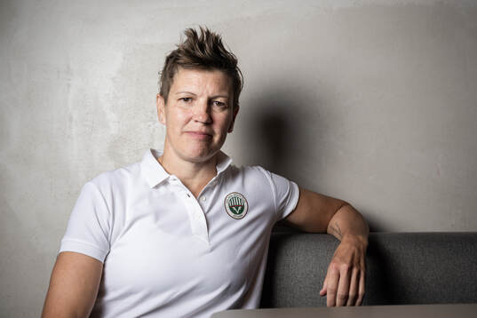 Frölundas tränare Erika Holst