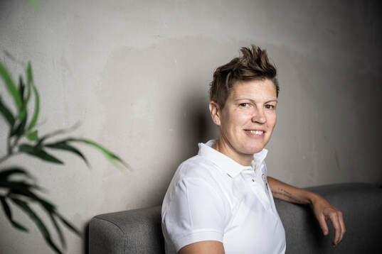 Frölundas tränare Erika Holst