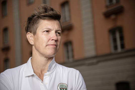 Frölundas tränare Erika Holst