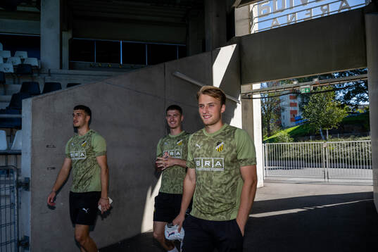 Häckens Srdjan Hrstic, Nikola Zecevic och Sigge Jansson